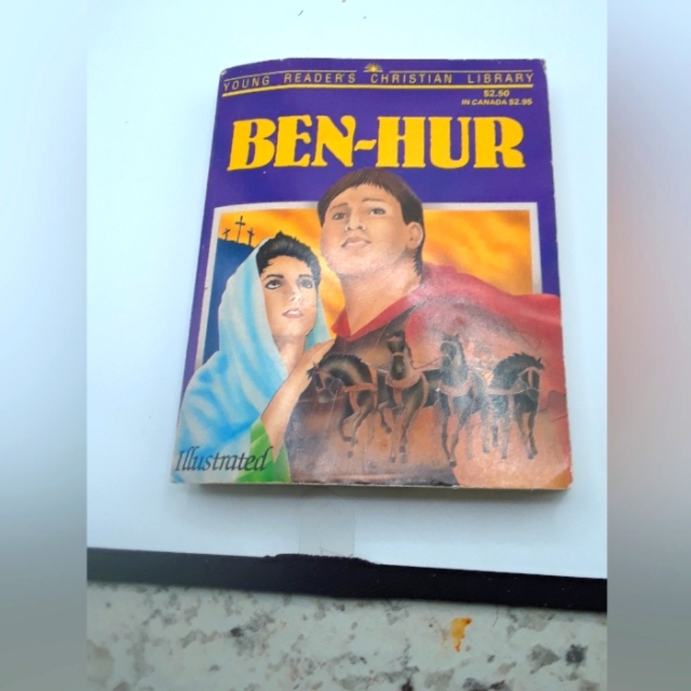 Ben-Hur Young Readers Paper Back Book Vintage 1990